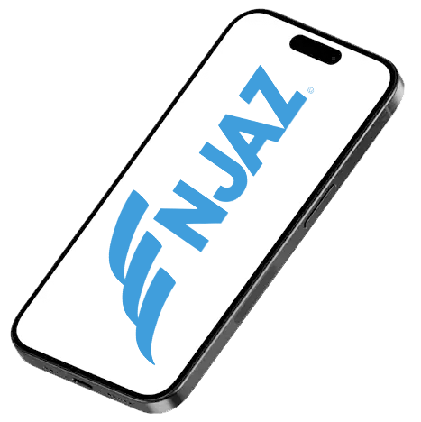 Phone with ENJAZ app